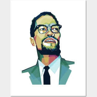 Malcolm X WPAP Posters and Art